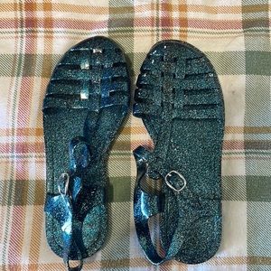 Old Navy blue Jellies